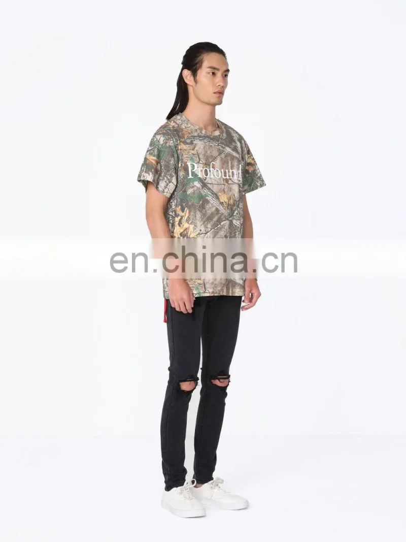 DiZNEW Oem Mens High Quality All Over Print T-Shirt Cotton T Shirt Full Print