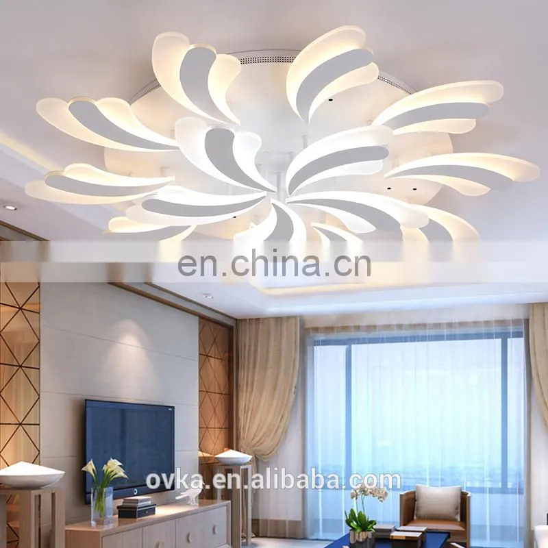 Postmodern art ceiling lamp living room bedroom lamp acrylic ceiling light on sale