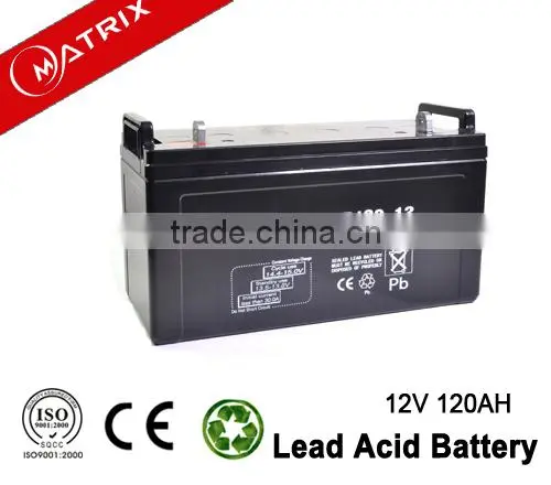 Best selling SLA 12v 120ah battery for solar and wind system