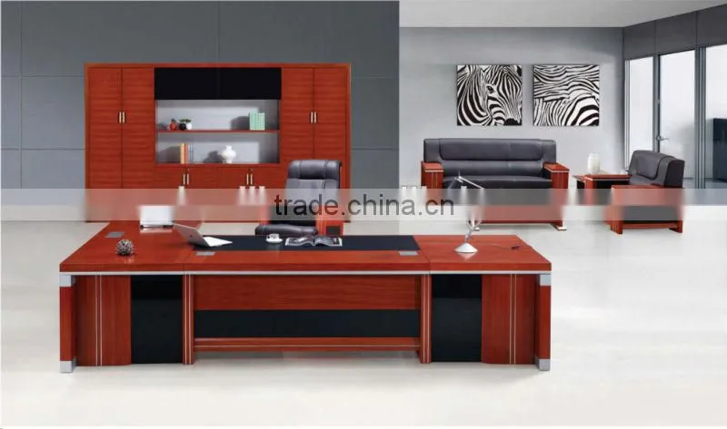 2015# executive office desk office large modern table office furniture A-311
