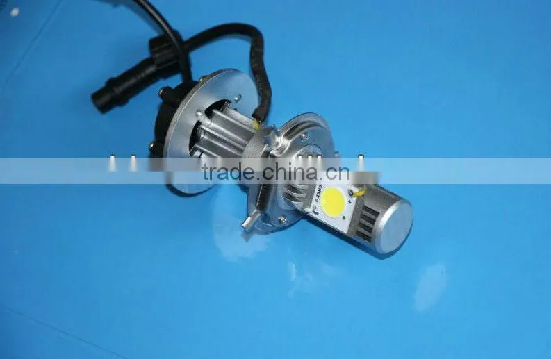 Higher power 12V/24V 50W car LED headlight, 2200 lumen
