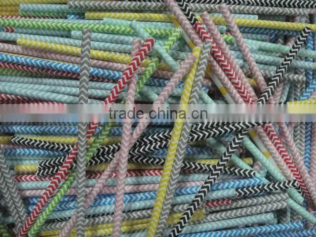 Hot Sale Decorative Fancy Drinking Straw Paper Party Straw