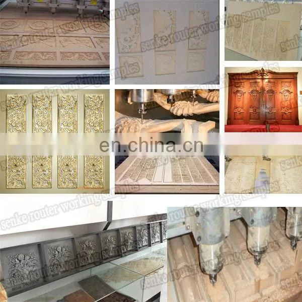 Wood engraving sign making multi Spindles Eight Heads cnc multi-head drilling machine