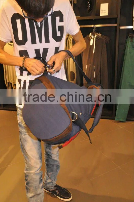 trendy canvas adult shool backpack