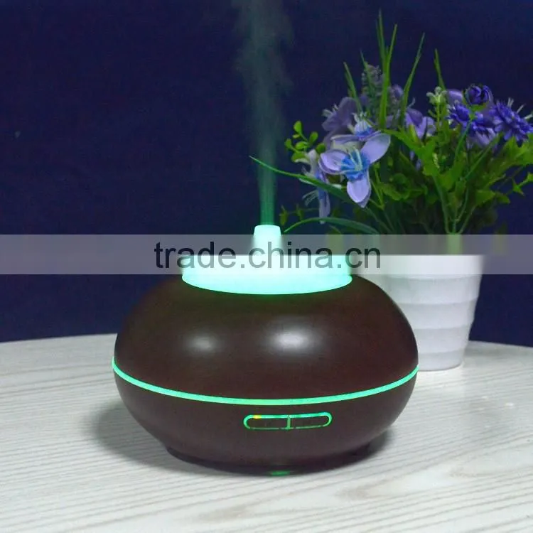 High Quality Ultrasonic Wood Grain Oil Diffuser Air Purifier With Humidifier