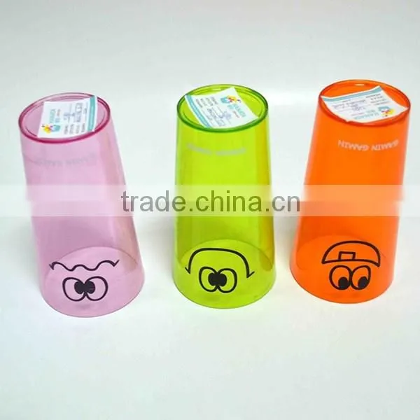Transparent colorful cartoon printing 21oz party reusable plastic cup