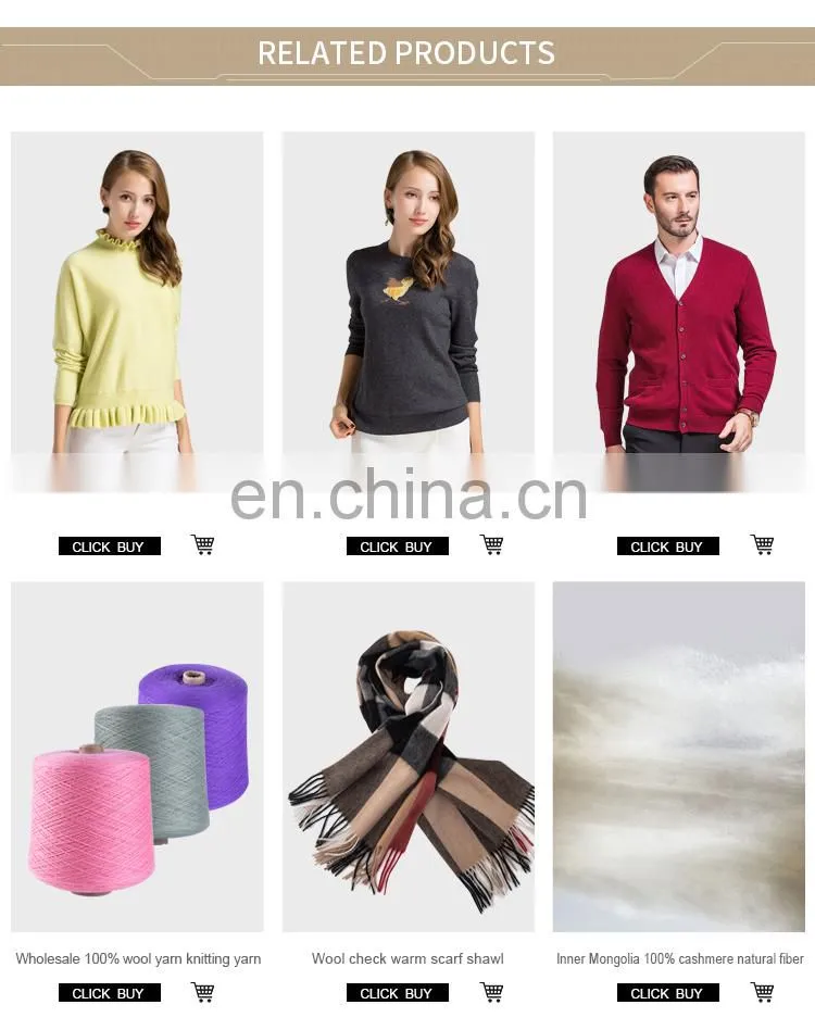 Inner Mongolia Erdos Casual Crew Neck Button Vest for Women Knitted Woolen Cashmere Tops with Embroidered Logo Outer Wear