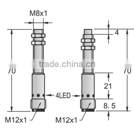 Maxwell M8 capacitive proximity sensor