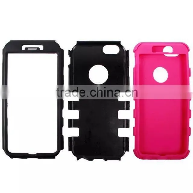 For Iphone 6 4.7" SILIONE+PC CASE