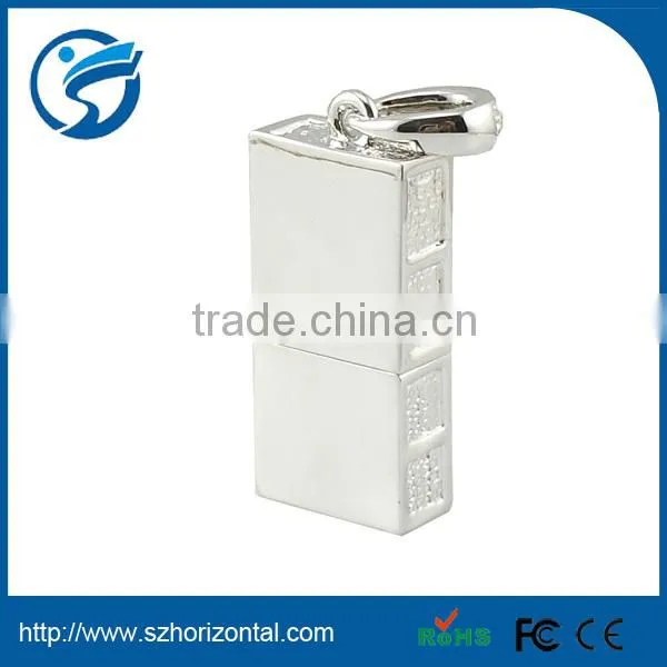 Hot selling jewelry micro usb cable 2gb usb flash drive made by factory