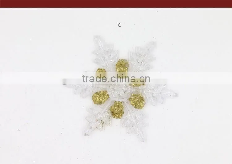 Christmas Ornament Natal Christmas Tree Snowflakes Decoration Navidad Clear Acrylic Christmas Tree Ornament