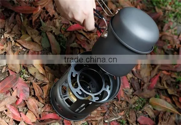Lightweight Outdoor Camping Hiking Cookware Backpacking Cooking Picnic Bowl Pot Pan Set