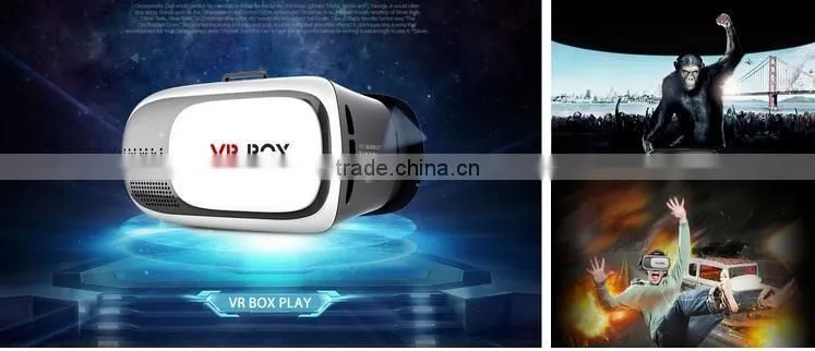 Newest high technology vr box 2nd Generation Distance Adjustable VR Box 3D Glasses