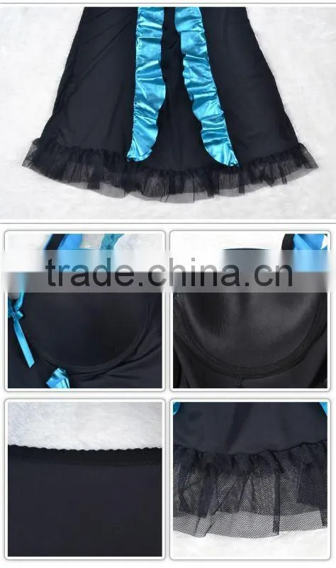 Newestl design sexy hot elastic satin fabric lingeries babydolls 5043