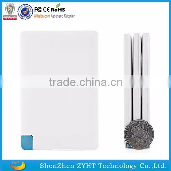 Power banks Alibaba online shopping card shape power bank