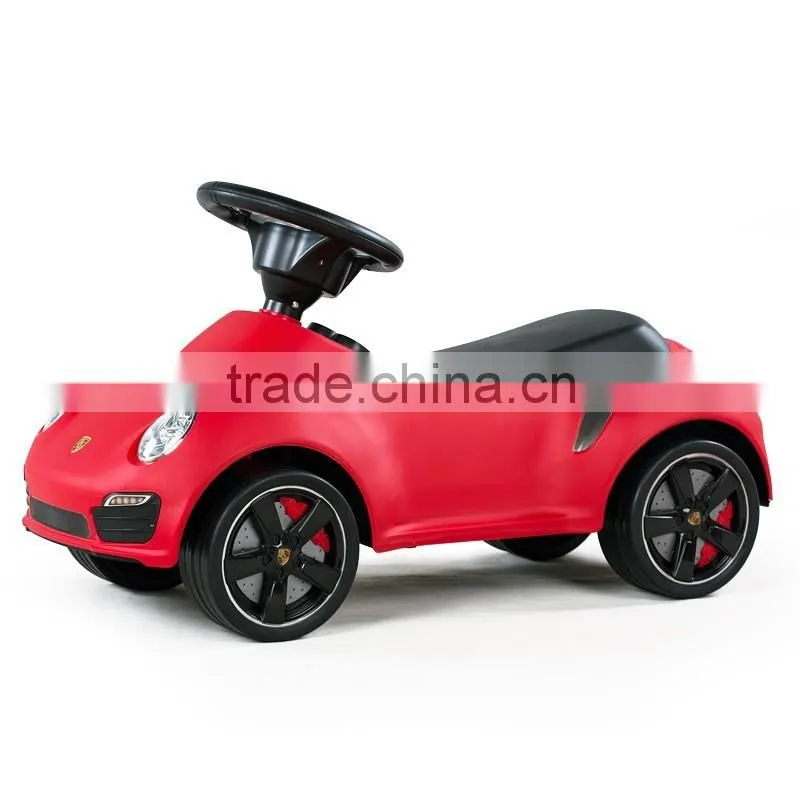 No need power use foot pushing licensed ride on car Porsche