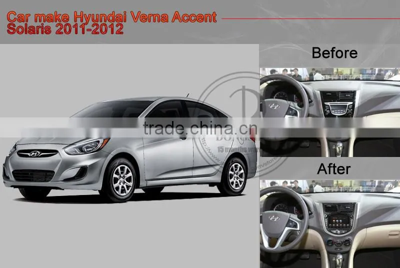 7" Hyundai Verna Accent 2011-2012 pure android 4.2.2 car DVD GPS with WIFI/3G
