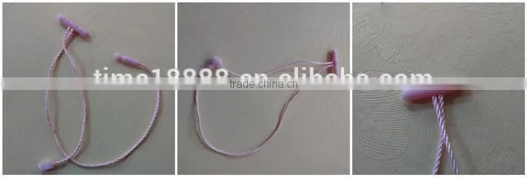 New Clothing Hang Tag Design & Price Tag & Manufacture plastic seal tag/plastic string tag natural gut tennis string