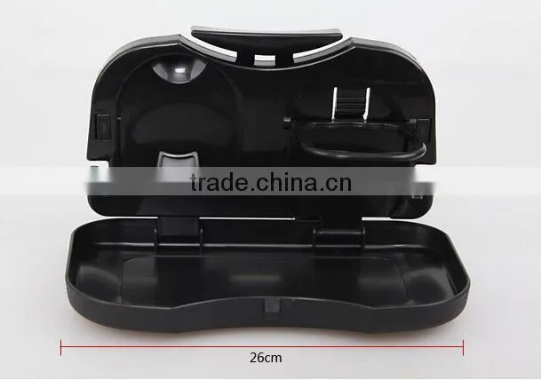 (120503)Car dining table folding car pallet back seat drink holder water car cup holder drink holder