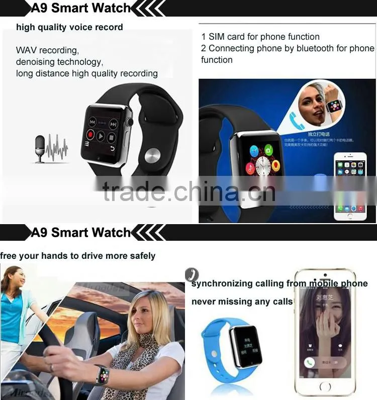 Remote monitoring tracking crane sports heart rate monitor pedometer watch