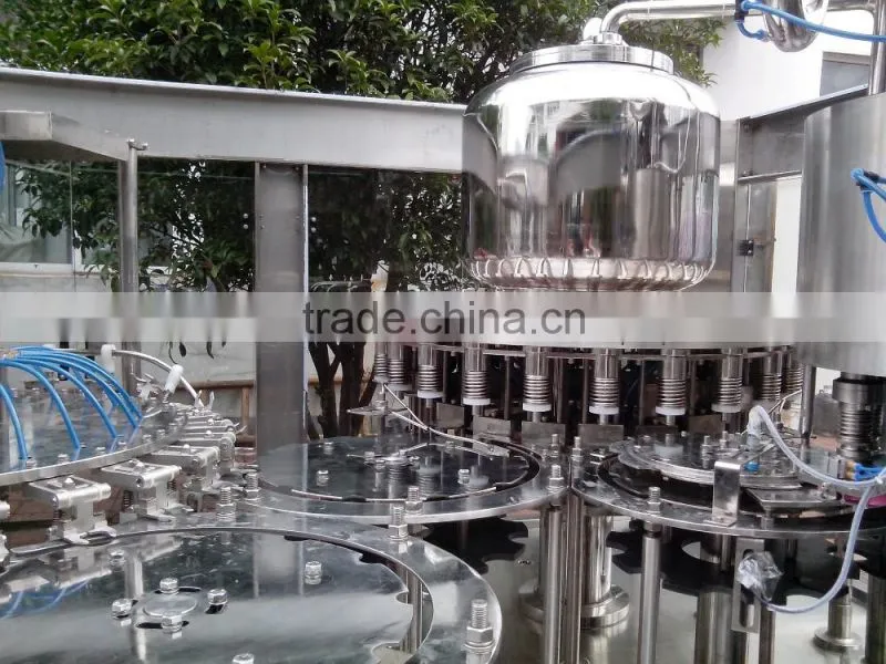Full automatic stainless steel XGF-32-32-10 model mineral water bottle washing filling capping machine