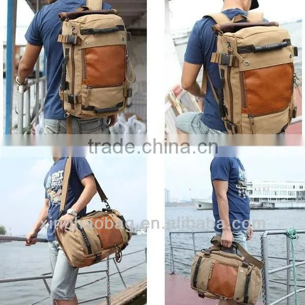 Vintage rucksack backpack bags with factory price