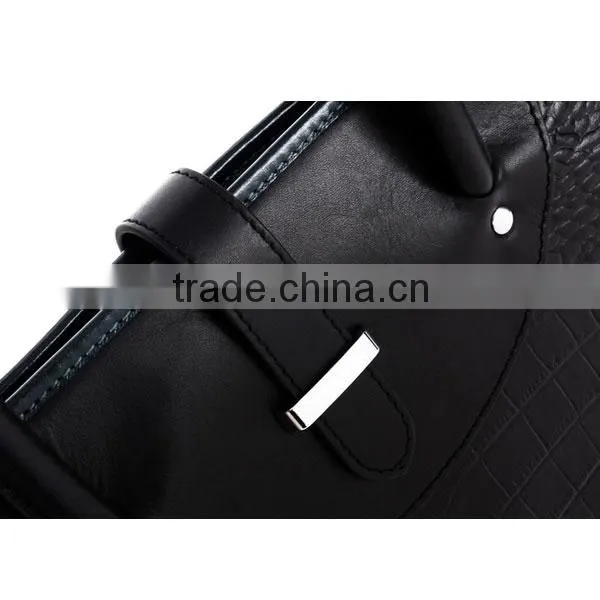 High quality men genuine crocodile leather briefcase leather briefcase business card holder