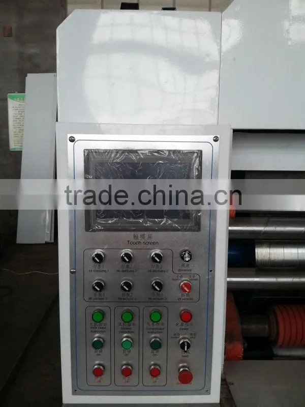 high speed flexo printing slotting rotary die cutting machine