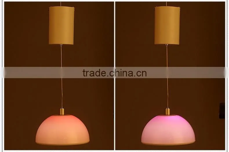 Modern New Design Wooden Pendant lamp Modern Fancy design LED pendant light JK-862-M color change mood light Magic pendant light