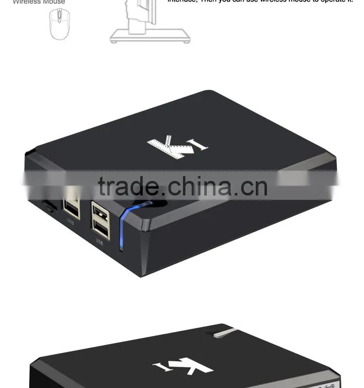 Low cost AML S805 quad core tv box with H.265 video support