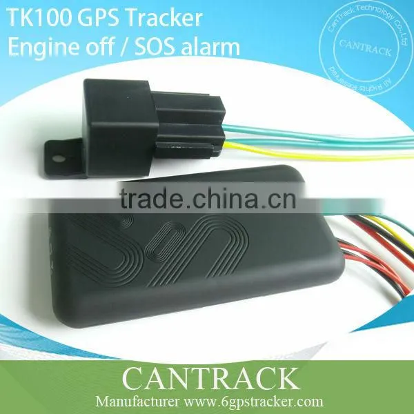 TK100 gps vehicle tracker for motocycle and cars, Two way calling