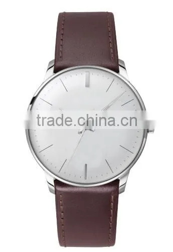 Alibaba 2016 top selling leather western wrist watcheswholesale men waterproof watch