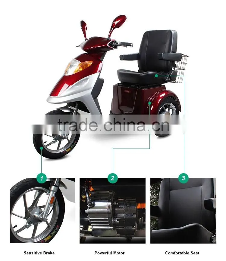 Excellent Quality Double Seat Electric Tricycle Used