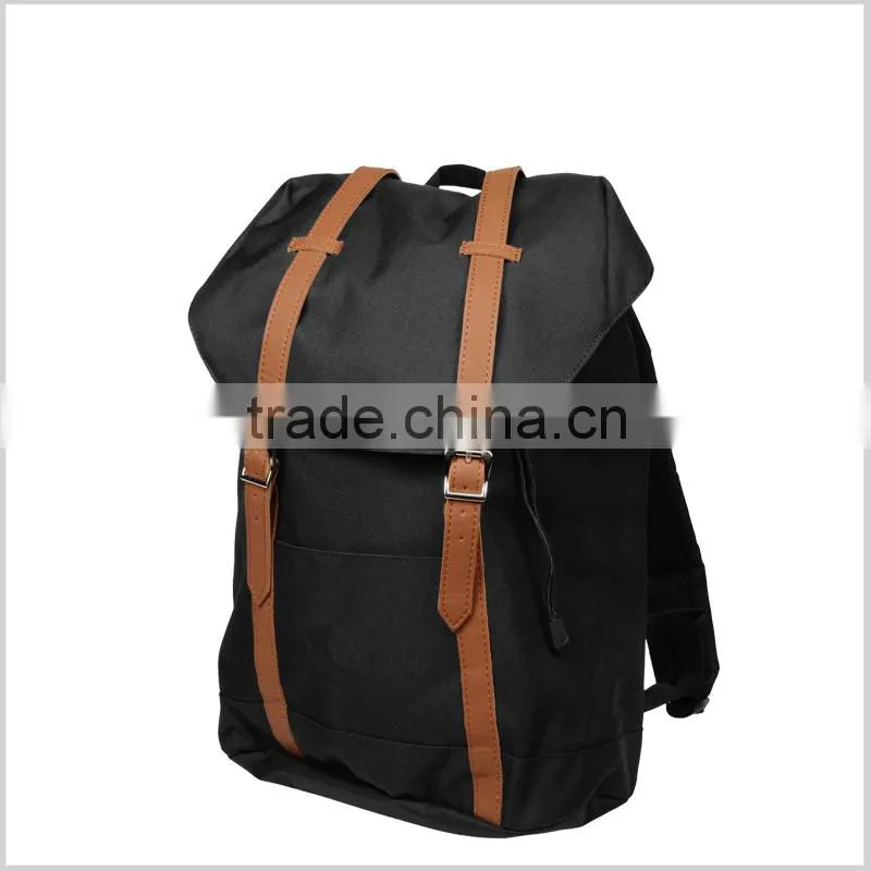 high quality custom 2015 drawstring canvas men backpack