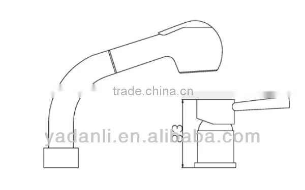 two holes single lever kitchen mixer 2030
