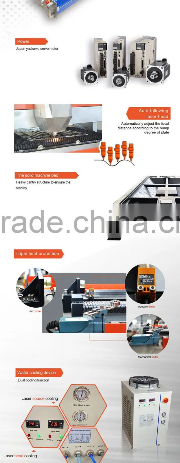 Bodor 2 years warranty metal tube laser cutting machine
