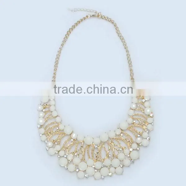 Hot Styles Alloy Casting and Stones Necklace For The Year Of 2014