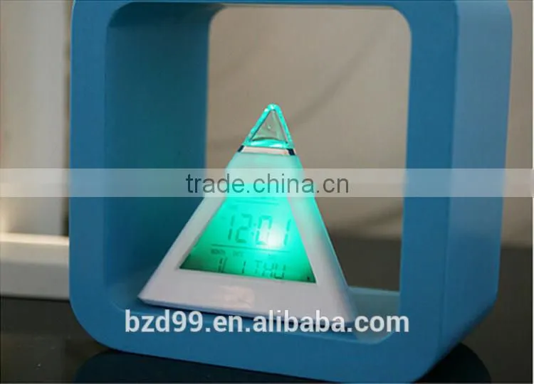 Multi-functional Countdown Colorful Back Light Alarm Electric Desk Calendar Clock/ Electronic Gift items Manufacturer