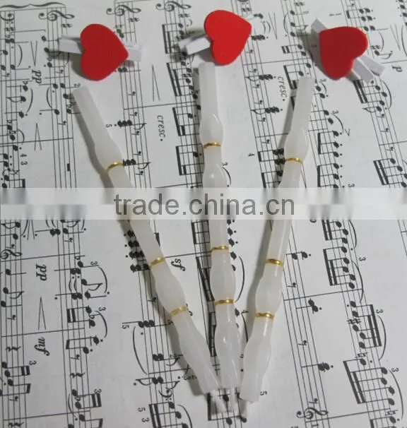 Smokeless and Drippless Paraffin Wax White Decorative Birthday Candle