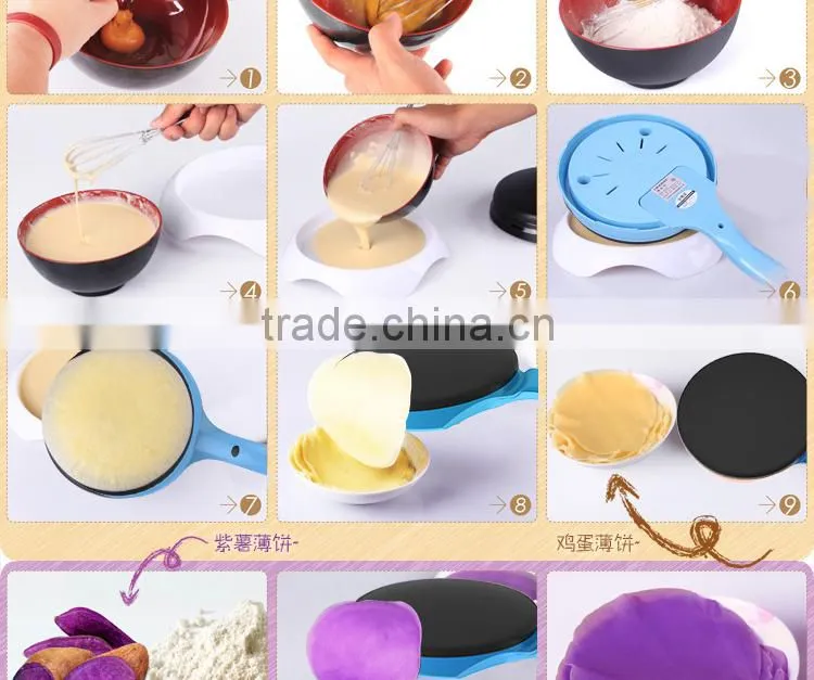 Round Electric Thin Pancake Baking Pan