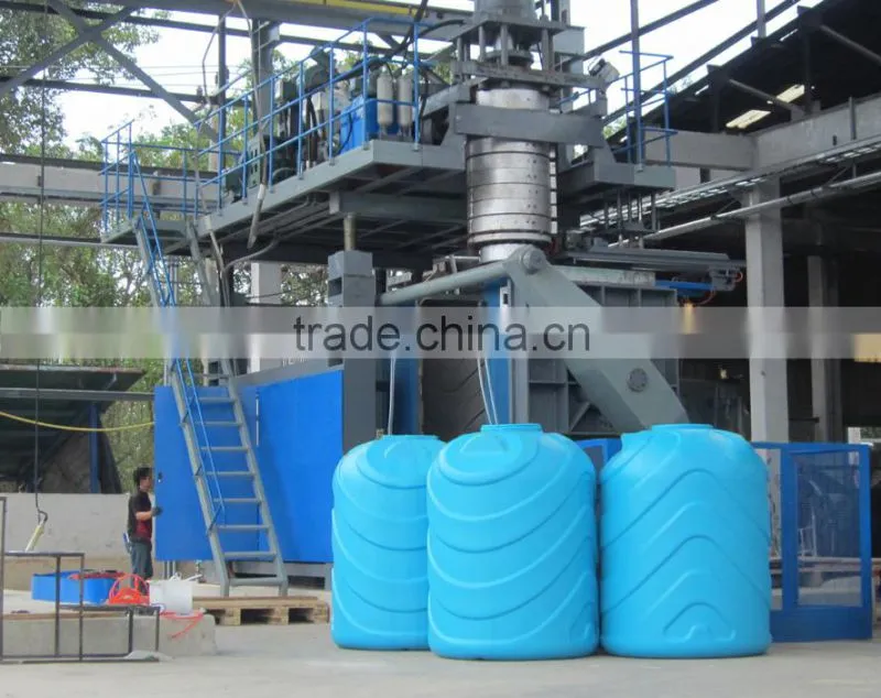 fully automatic blow moulding machine for water tanks 5000 liters three layers