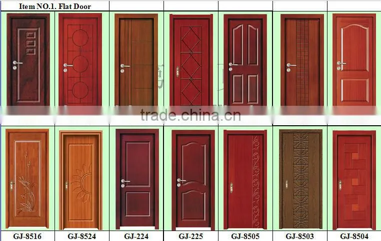 front doors sunflower interior pvc wood door design