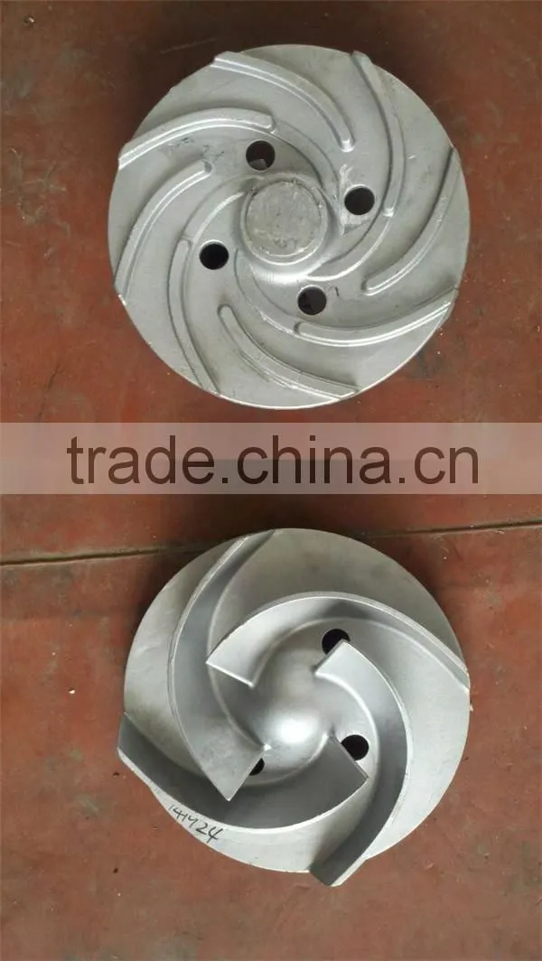 open flexible centrifugal cast iron slurry pump impeller/blower impeller