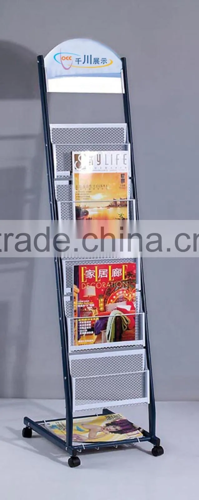 metal brochure display stand