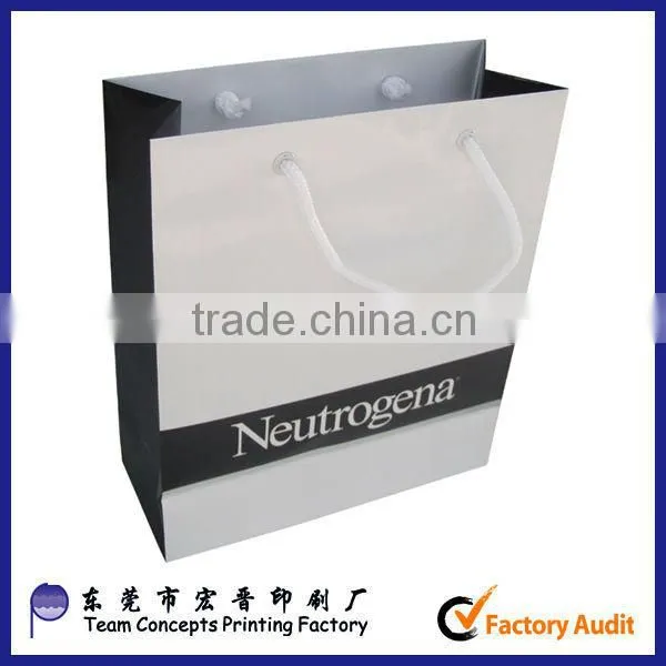 cheap hot stamping paper shopping bag