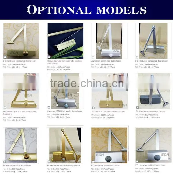 high class good quality Aluminum door closer mechanism