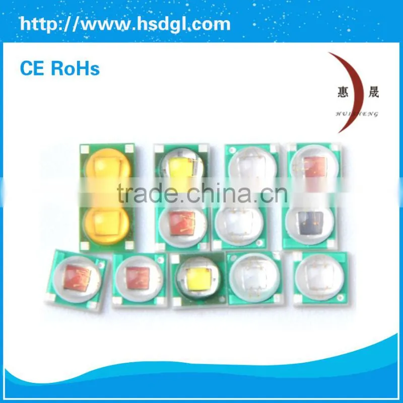 china factory lighting arrays beads suppliers epileds chip 460nm 3w high power led