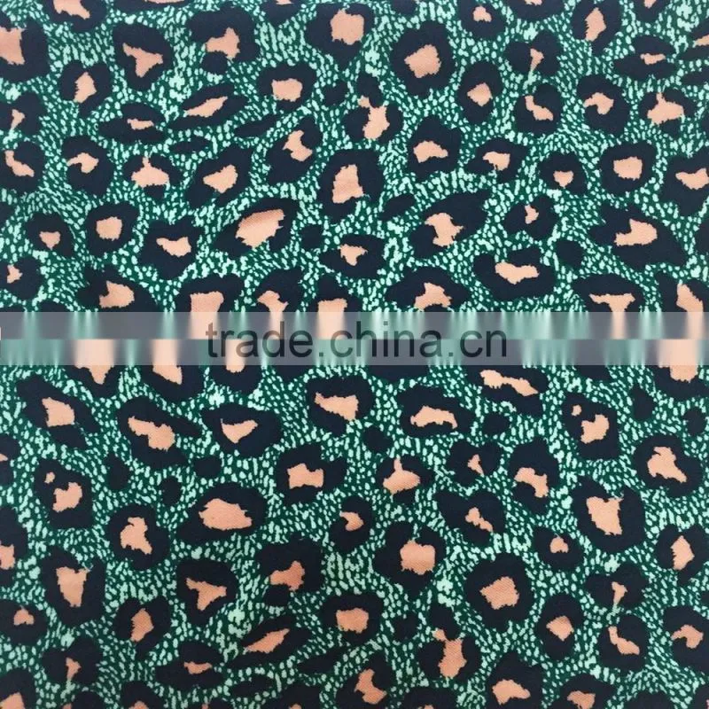 viscose rayon Dobby print fabric