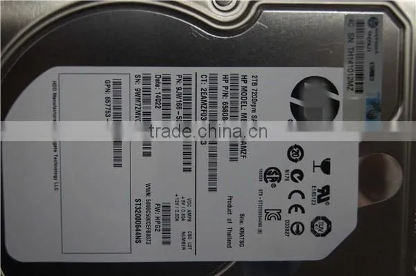 658079-B21 2TB 6G SATA 7.2K-rpm 3.5" Hard Drive