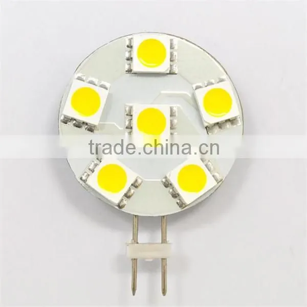 CE SAA UL DC12V 1.5w LED G4/G6.35 light lamp (diameter 25mm)
